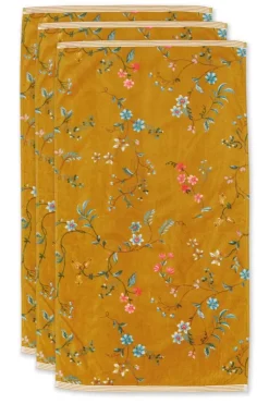 Badhanddoek Set/3 Les Fleurs 55X100 Cm