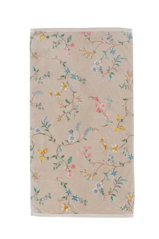 Badhanddoek Set/3 Les Fleurs 55X100 Cm