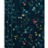 Badhanddoek Set/3 Les Fleurs Donker 55X100 Cm