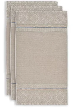 Badhanddoek Set/3 Soft Zellige 55X100 Cm
