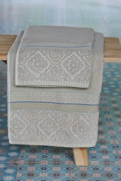 Badhanddoek Set/3 Soft Zellige 55X100 Cm