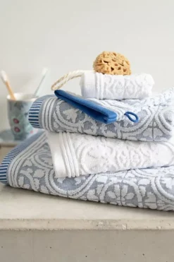 Badhanddoek Set/3 Tile De Pip 55X100 Cm