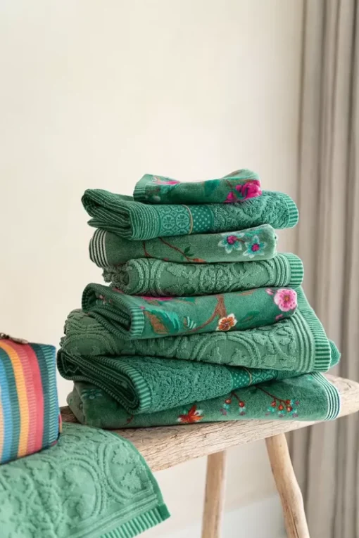Badhanddoek Set/3 Tile De Pip 55X100 Cm