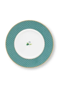 Blushing Birds Botervloot Rond Blue