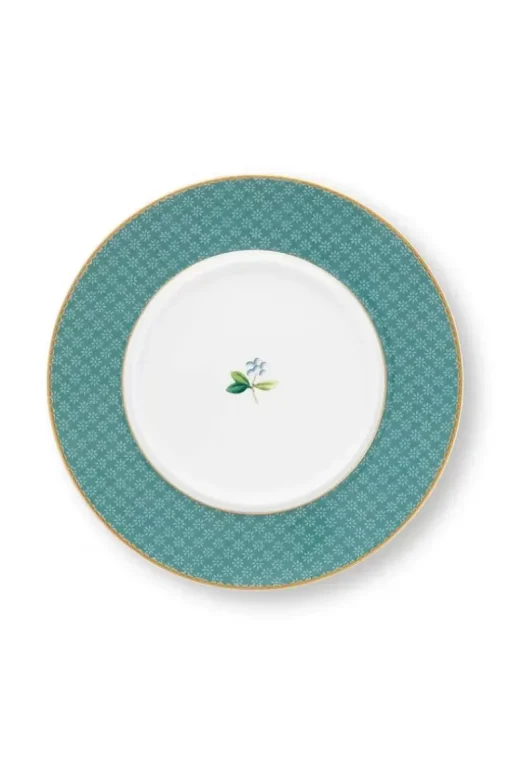 Blushing Birds Botervloot Rond Blue