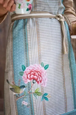 Blushing Birds Keukenschort Blauw