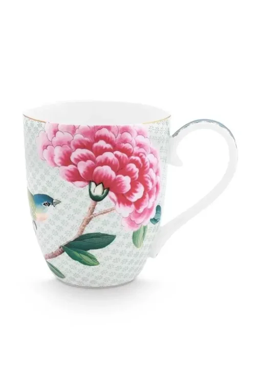 Blushing Birds Mok Xl White