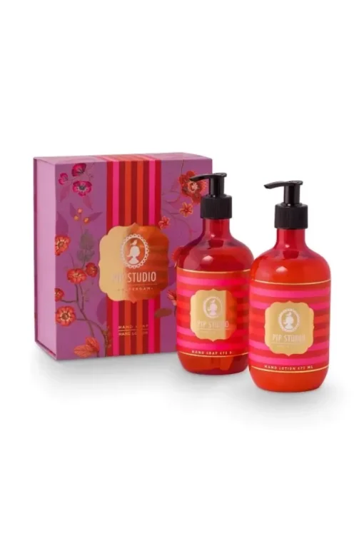 Cadeauset Handzeep & Handlotion Jasmijn Thee Bladeren 475Ml