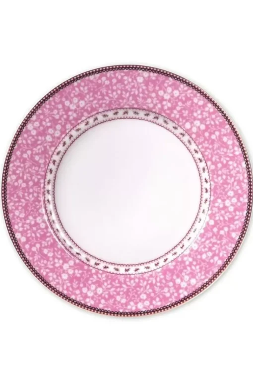 Floral Dinerbord Roze 26,5 Cm