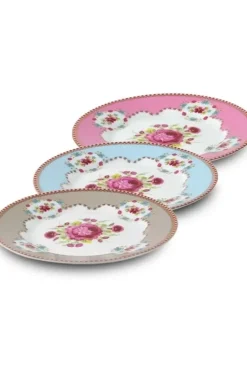 Floral Gebaksbord 17 Cm