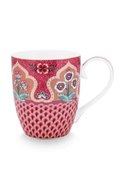 Flower Festival Mok Xl Deco Donker