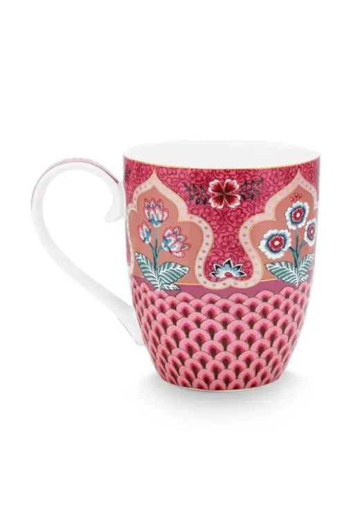 Flower Festival Mok Xl Deco Donker