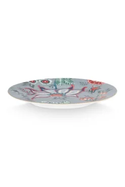Flower Festival Set/4 Gebaksborden Licht 17Cm