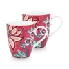 Flower Festival Set/2 Mokken Groot Donker