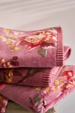 Grote Handdoek Secret Garden Mauve 70X140Cm
