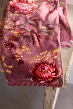 Grote Handdoek Secret Garden Mauve 70X140Cm