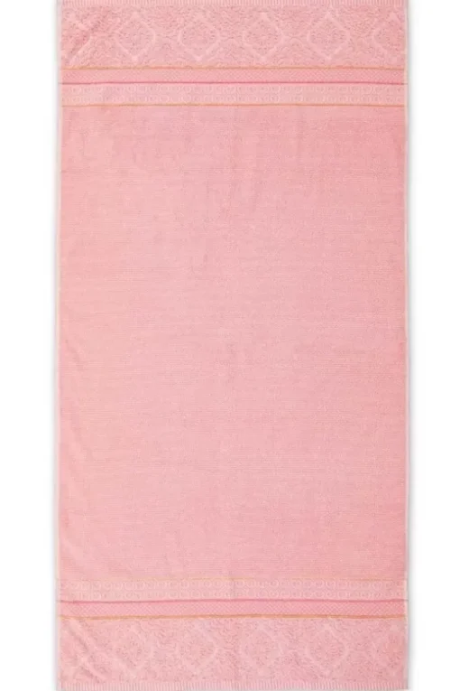 Grote Handdoek Soft Zellige Roze 70X140 Cm