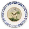 Heritage Gebaksbord Vlinder Blauw 15 Cm
