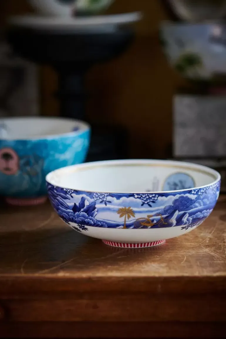 Heritage Kom Grens Blauw 20 Cm