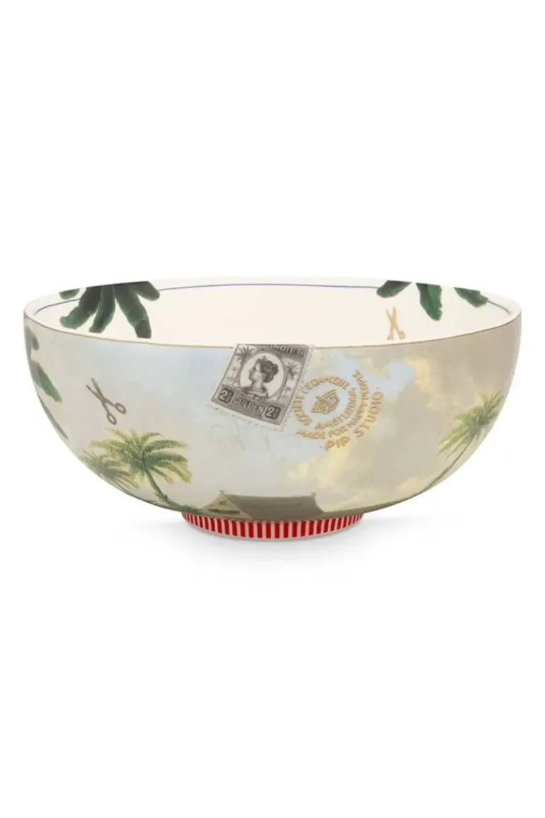 Heritage Kom Palm Groen 23 Cm