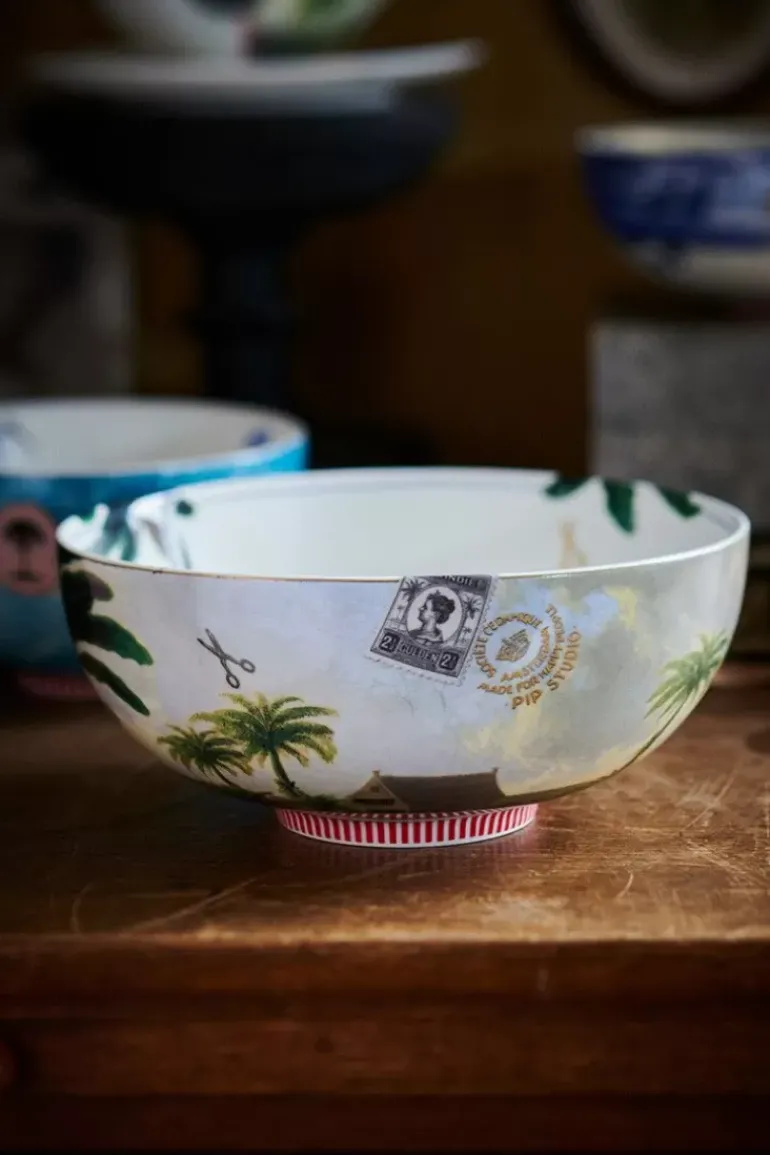 Heritage Kom Palm Groen 23 Cm