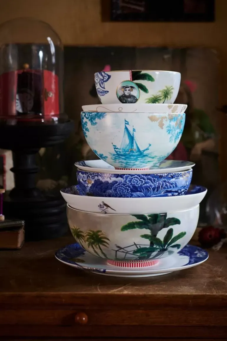 Heritage Kom Palm Groen 23 Cm