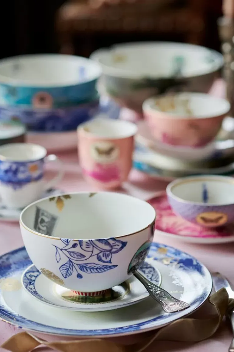 Heritage Kom Palm Wit 15 Cm