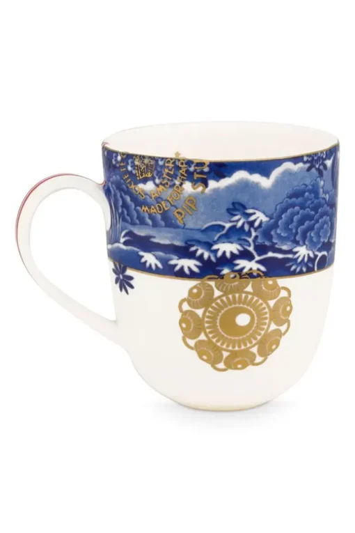 Heritage Mok Klein Grens Blauw