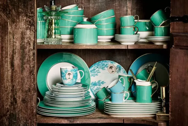 Heritage Ontbijtbord Boot Aqua 23 Cm