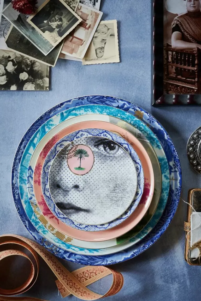 Heritage Ontbijtbord Boot Aqua 23 Cm