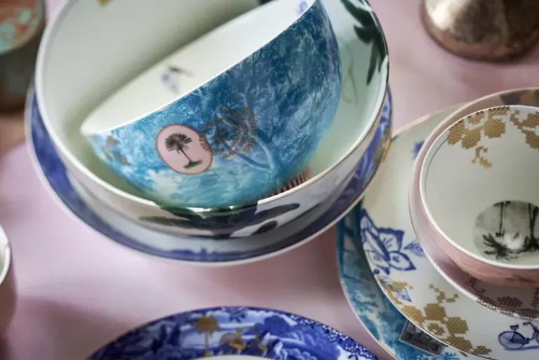 Heritage Ontbijtbord Boot Aqua 23 Cm