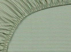 Hoeslaken Duo Stripe Khaki