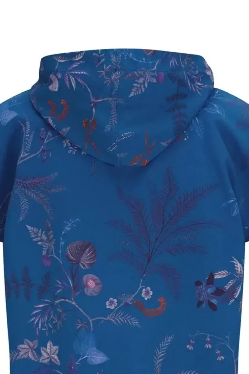 Hoodie Korte Mouw Isola Blauw