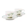 Jolie Set/2 Espresso Kop & Schotel Dots Gold