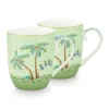 Jolie Set/2 Mokken Klein Gouden Stippen