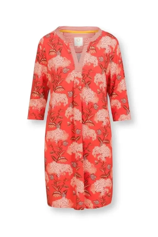 Jurk Flora Firenze Koraal