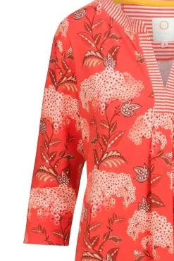 Jurk Flora Firenze Koraal