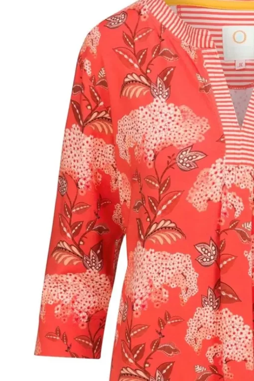 Jurk Flora Firenze Koraal