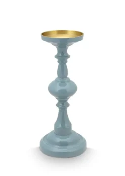 Kandelaar Blauw 34 Cm