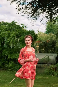 Korte Broek Flora Firenze Koraal