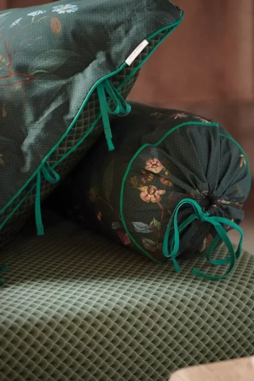 Kussensloop Kawai Flower Donker
