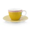 La Majorelle Espresso Kop & Schotel Geel