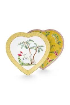 La Majorelle Set/2 Hartvormige Borden