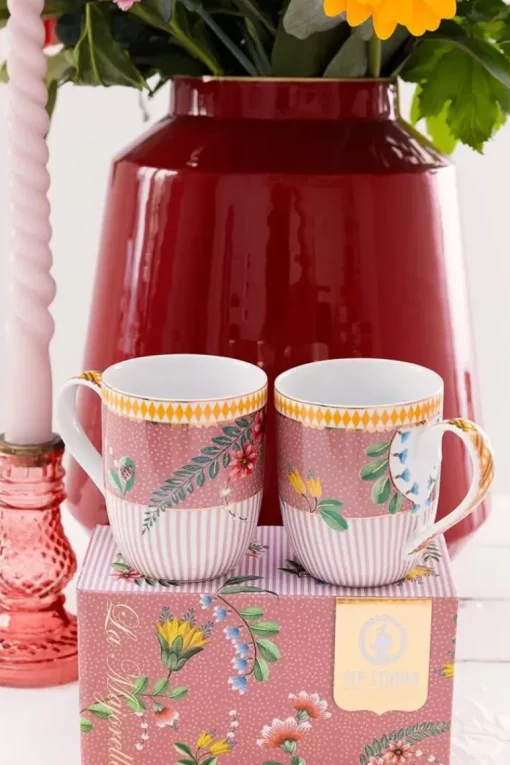 La Majorelle Set/2 Mokken Klein Roze