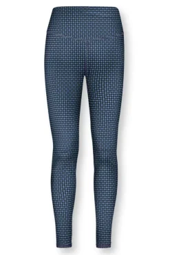Lange Sportlegging Cross Stitch Blauw
