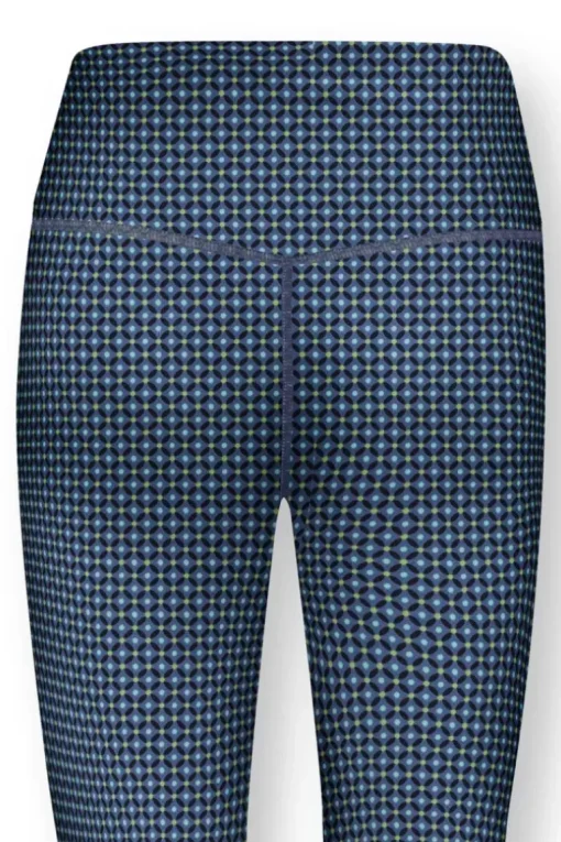 Lange Sportlegging Cross Stitch Blauw