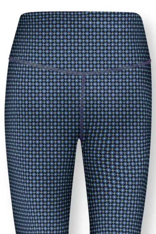 Lange Sportlegging Cross Stitch Blauw