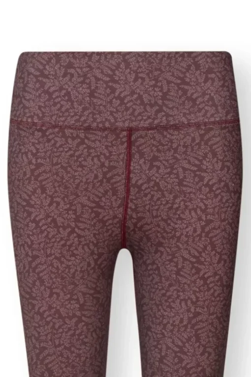Lange Sportlegging Leafy Dots Terra