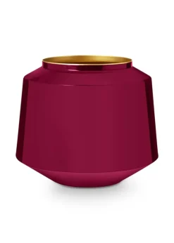 Metalen Vaas Donker 22 Cm