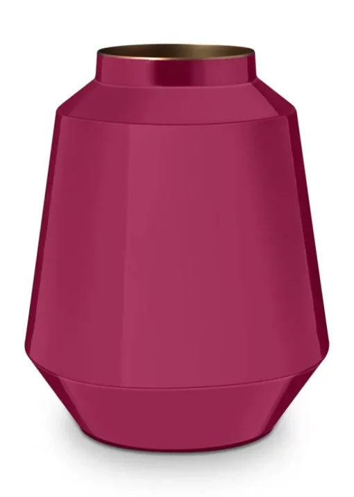 Metalen Vaas Roze 29 Cm